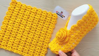 Learn crochet: Very Easy Crochet Slippers booties 