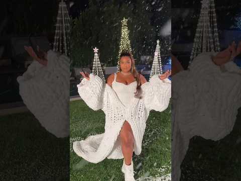 Lizzo Slays In Winter White Look While Promoting New Christmas Song #lizzo #fashionpolice #xmas