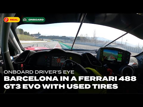 Driver's Eye Onboard: Barcelona - Ferrari 488 GT3 EVO