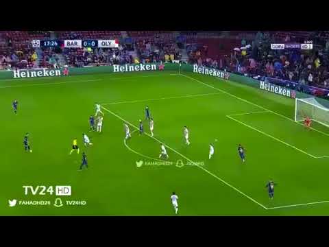 Barcelona vs Olympiakos 3:1 || First Goal