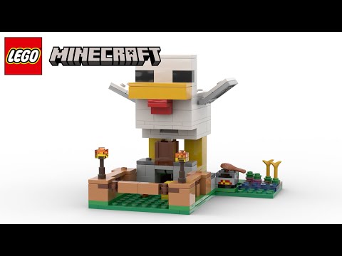 LEGO Minecraft Chicken Farm 21585 | Complete Build