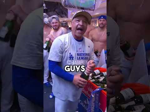 Dave Roberts LOCKER ROOM Speech After NLCS Win! 🥺 #dodgers #baseball #mlb #shoheiohtani