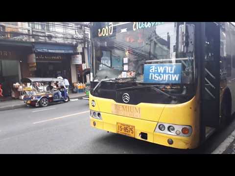 Sunlong Bus Route 504 Bangkok「504-59」and Hino Bus Route 15 Bangkok「5-40123」