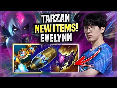 TARZAN TRIES EVELYNN WITH NEW ITEMS! - LNG Tarzan Plays Evelynn JUNGLE vs Shaco!