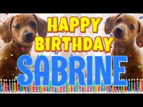 Happy Birthday Sabrine! ( Funny Talking Dogs ) What Is Free On My Birthday