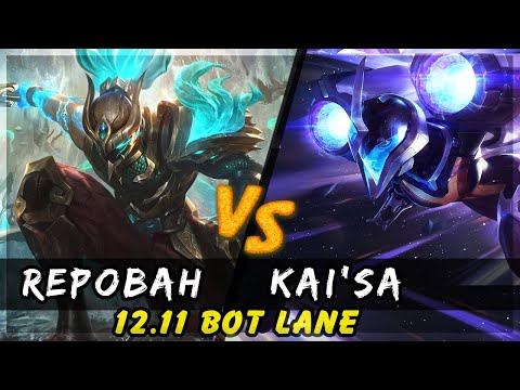 Repobah - Yasuo vs Kai'Sa ADC Patch 12.11 - Yasuo Gameplay