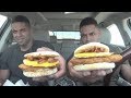Eating Jack In The Box Bacon Chicken Egg Sandwich