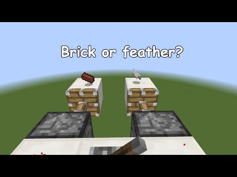 Which will fall faster? | Minecraft logic