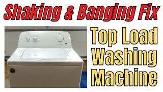 EASY FIX for an Out-of-Balance Washing Machine |  Roper Top Load Washing Machine Shaking Violently