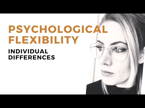 Psychological Flexibility - Individual Differences & Stress