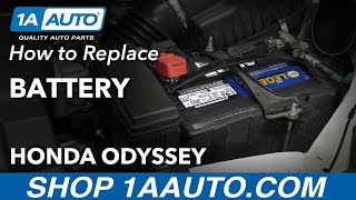 How to Install Battery 11-17 Honda Odyssey