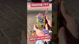 Opening my first Pokemon 151 tin! #pokemon #pokemonchannel #pokemoncards