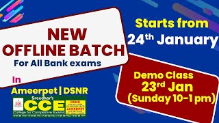 BEST BANK COACHING CENTER IN HYDERABAD | BANK COACHING INSTITUTE FOR IBPS, SBI, RRB PO/CLERK EXAMS