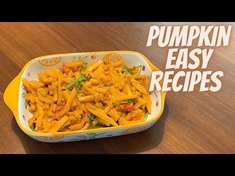Pumpkin Recipes that is DEFINITELY Worth Your Time (EASY!) | PUMPKIN STIR FRY RECIPE