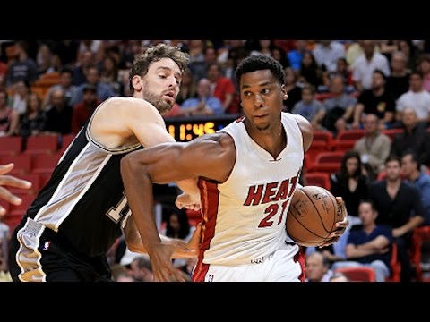 Hassan Whiteside 27 Pts Highlights | Spurs vs Heat | October 30, 2016 | 2016-17 NBA Season