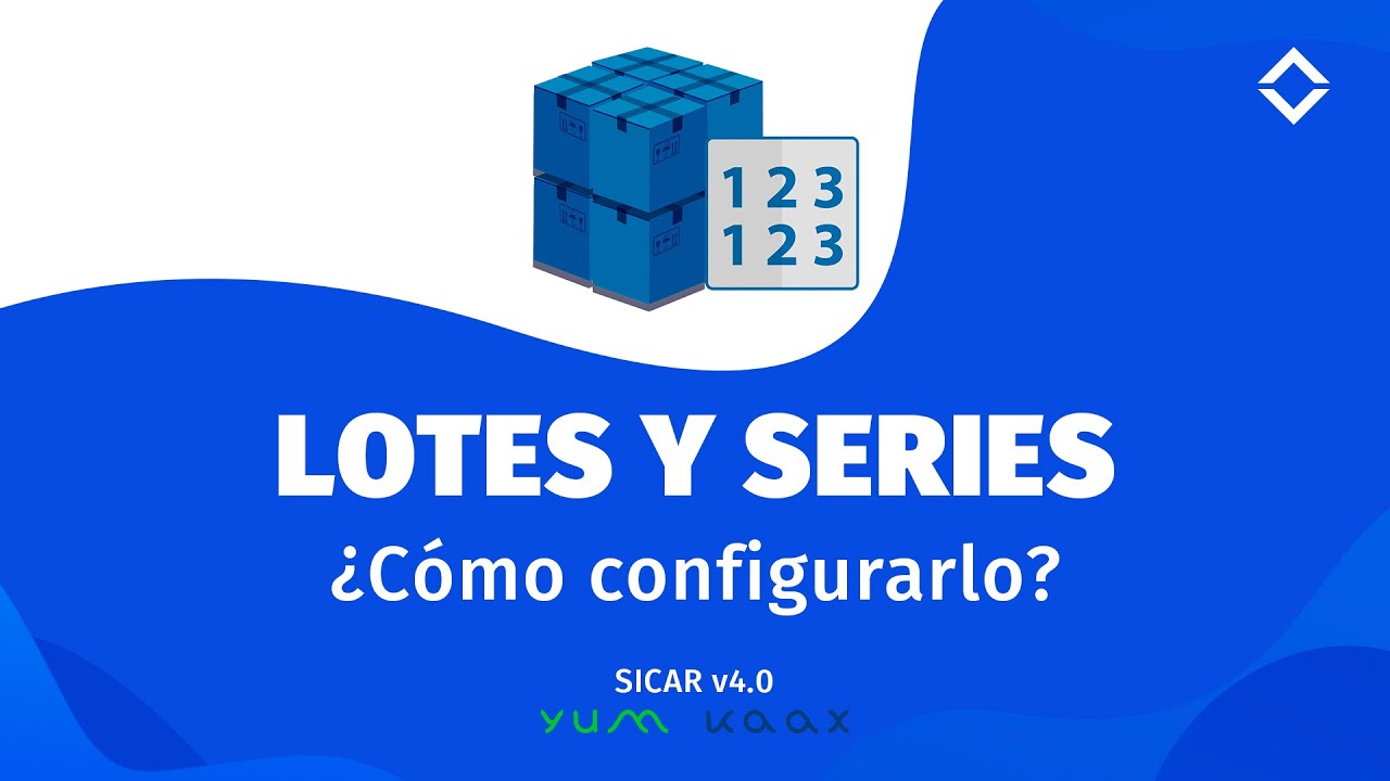 17.- ¿Cómo Configurar Lotes y Series?