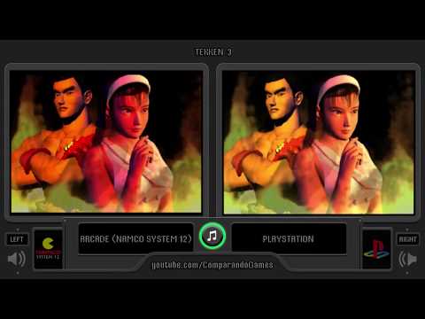 Tekken 3 (Arcade vs Playstation) Side by Side Comparison