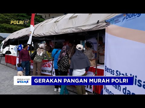 POLDA KALTENG LAKSANAKAN GERAKAN PANGAN MURAH SAAT CAR FREE DAY