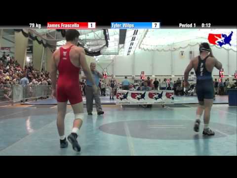 James Frascella vs. Tyler Wilps at 2013 ASICS University Nationals - FS