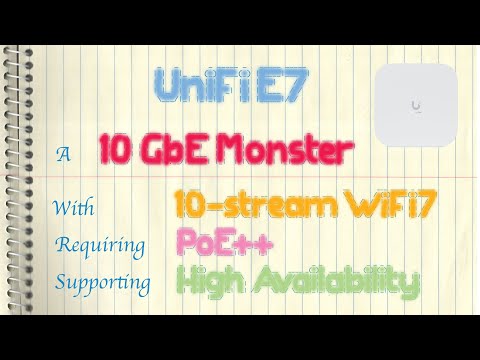 Ubiquiti UniFi E7 WiFi 7 Access Point