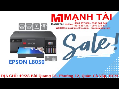 Đánh Giá Chi Tiết Máy In Epson L8050 In 6 Màu Siêu HOT