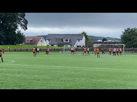 MCGinty free kick Largs v Larkhall