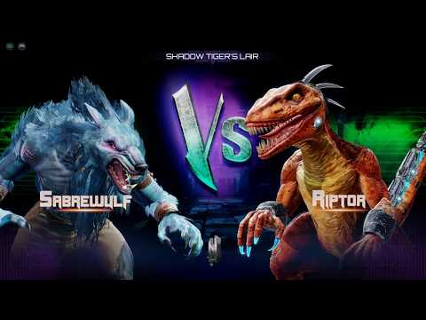 Killer Instinct: Sabrewulf vs Riptor