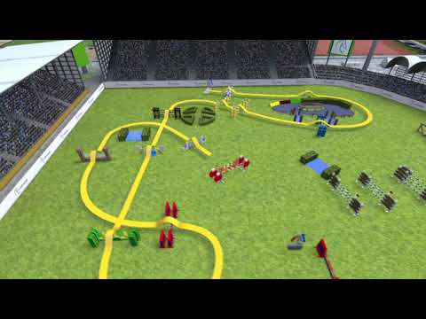 S4 Turkish Airlines-Prize of Europe Round 1 - CHIO Aachen 2021 3D Course Animation