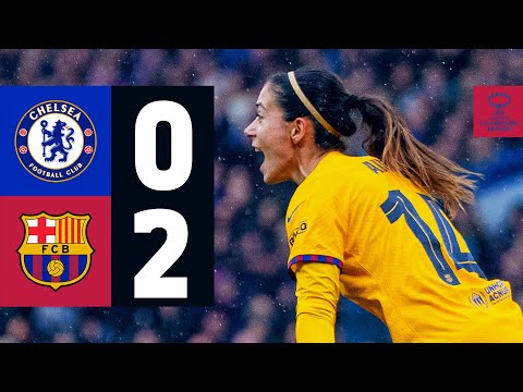 CHELSEA 0 vs 2 FC BARCELONA | UEFA WOMEN'S CHAMPIONS LEAGUE 🔵🔴