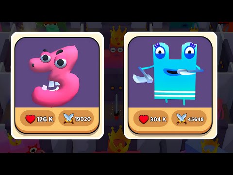 Merge Number Lore Block Run 'Number Run Merge 3D ' - Merge Simulator Battles » 123456789 | Part -02