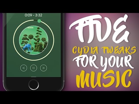 FIVE BEST CYDIA TWEAKS FOR YOUR MUSIC - iOS 9 - 9.3.3 Jailbreak Cydia Tweak