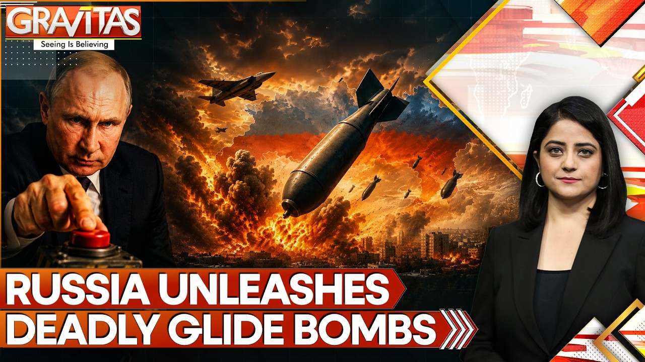Russia's Glide Bomb Terror on Ukrainian Cities | Russia's Fuel Pumps Run Dry | Gravitas