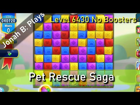 Pet Rescue Saga Level 6430 No Boosters