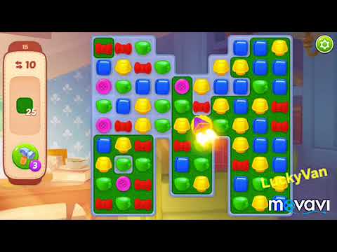 Homescapes 15 level walkthrough