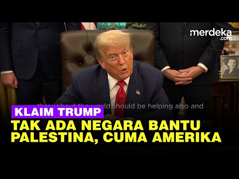 Presiden Trump Klaim Tak Ada Negara Lain Bantu Gaza Palestina, Cuma Amerika: Iran Tak Bodoh!