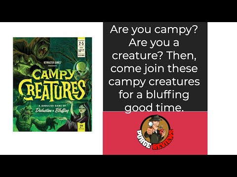 The Purge: # 3621 Campy Creatures: A ghoulish game of deduction and bluffing like you won't believe!