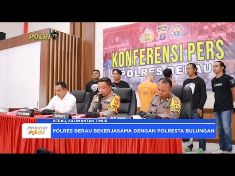 POLRES BERAU AMANKAN 21 MOTOR HASIL CURANMOR