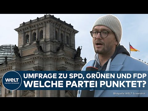 AMPEL-AUS: SPD, Grüne oder FDP? Welche Partei steht am besten da? Das denken die Deutschen