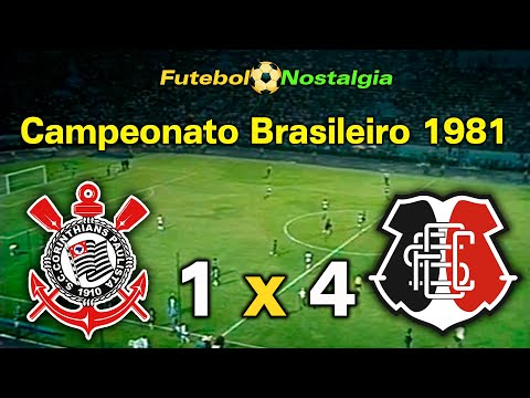 Corinthians 1 x 4 Santa Cruz - 12-03-1981 ( Campeonato Brasileiro )