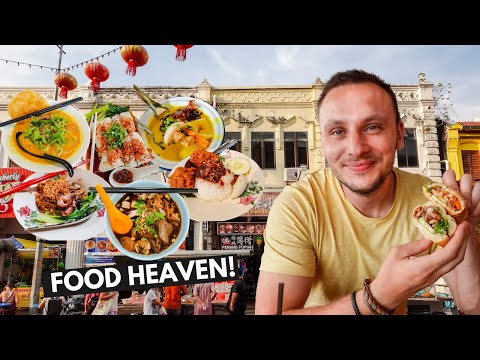 Foreign visitors exploring George Town Penang food and cafes