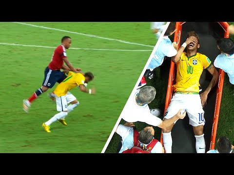 Neymar vs Colombia ● World Cup 2014 - English Commentary