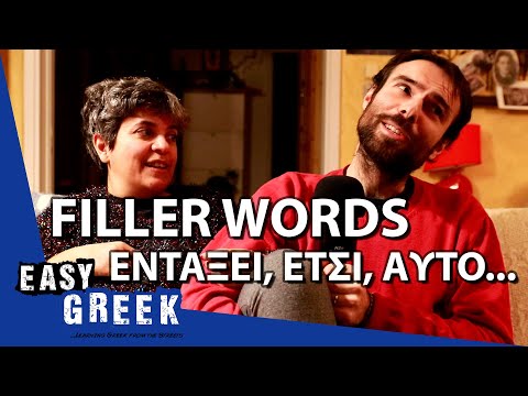 Filler Words in Greek | Easy Greek 57