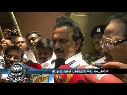 DMDK's alliance decision not a setback for DMK : M.K Stalin - Dinamalar Mar 23rd 2016