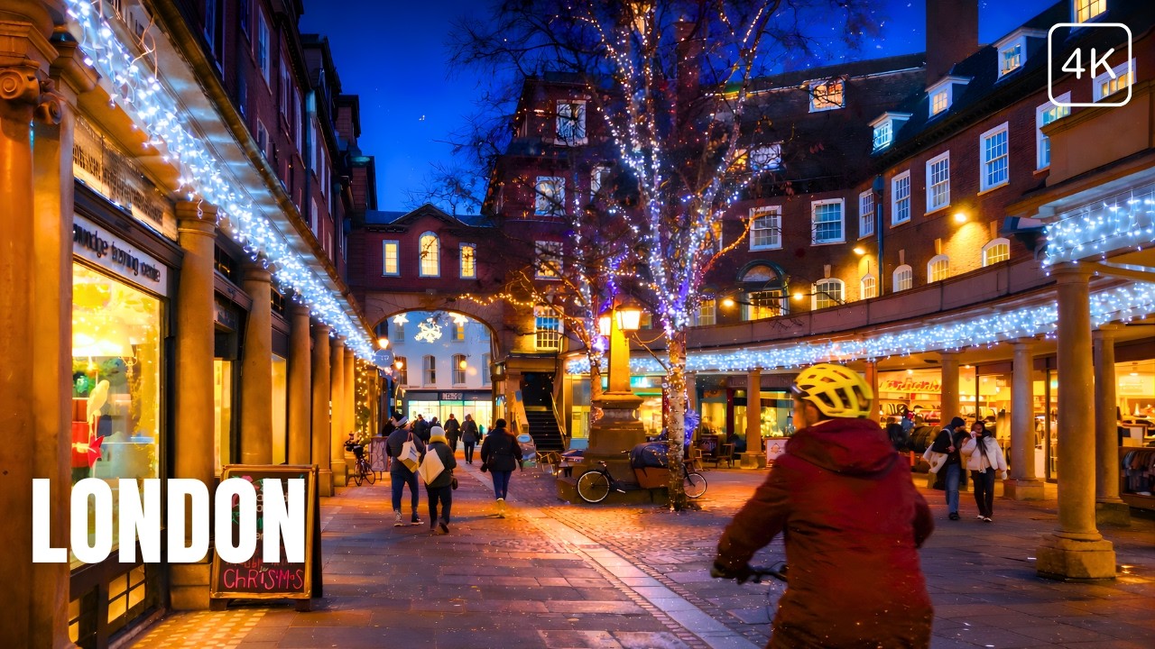 Immersive street-level walking tour through Cambridge, United Kingdom, showcasing authentic urban landscapes, local architecture, and the vibrant atmosphere of the city's neighborhoods