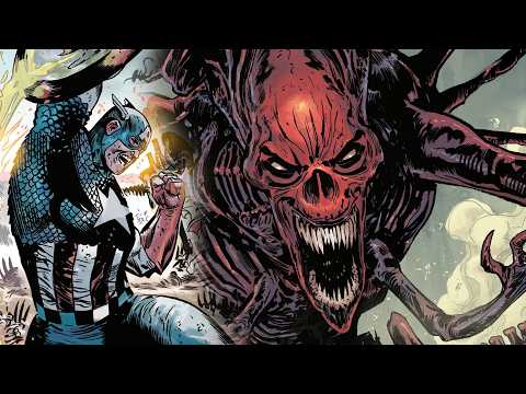 Captain America vs Red Skull’s Alien King!