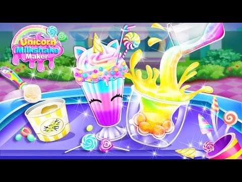 Unicorn Milkshake Maker –Cool Drink Milkshake Game Video