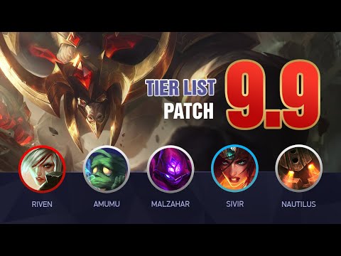 LoL Tier List Patch 9.9 by Mobalytics (New Scuttle and its Effect on the Meta)