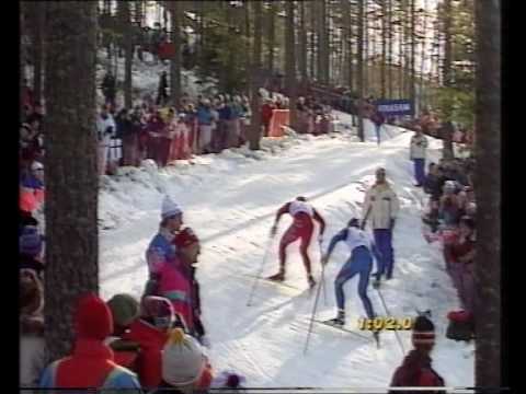 Bjørn Dæhlie VS Vladimir Smirnov, Falun 1993 - 15 km pursuit (2 of 3)