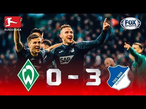 ATROPELO VISITANTE! Hoffenheim domina Werder Bremen na Bundesliga