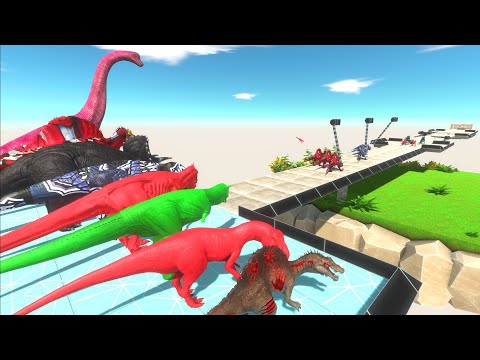 Obstacle Course - Deadly Bridge #4 - Animal Revolt Battle Simulator